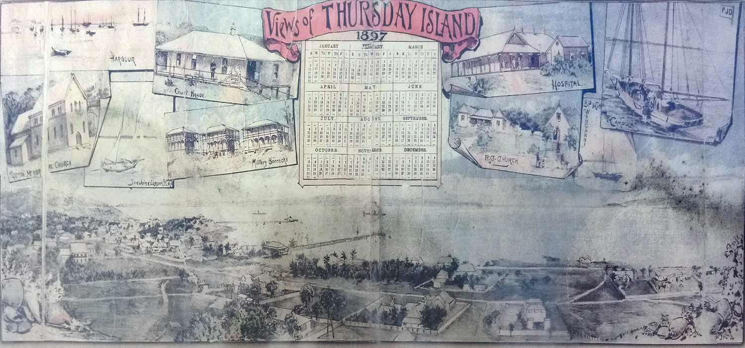  Old map of Thursday Island 