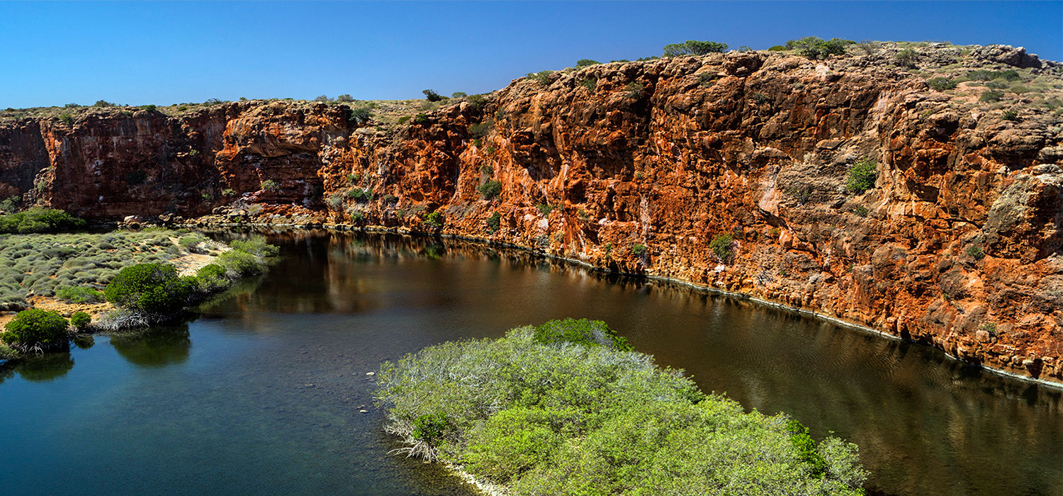 Yardy Creek at Exmouth