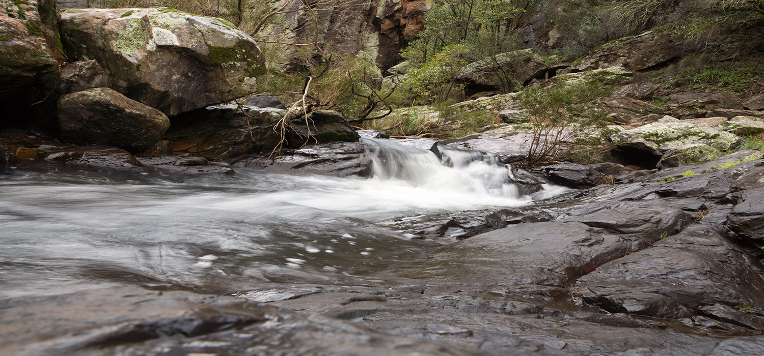 Waterfall on the waterfall way in NSW