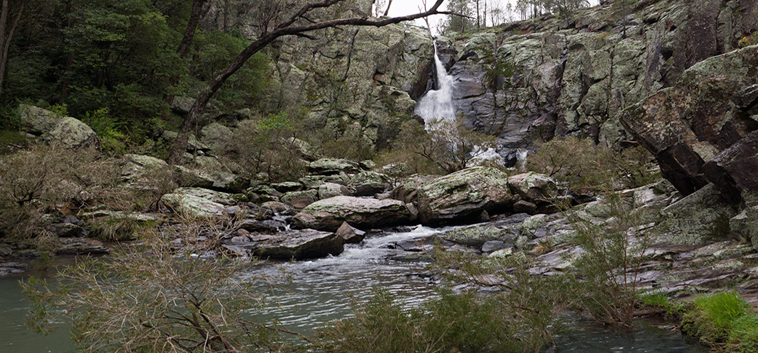 Waterfall on the waterfall way in NSW