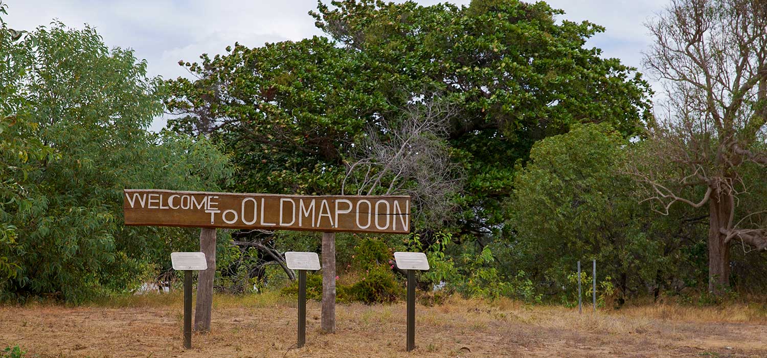 Old Mapoon sign