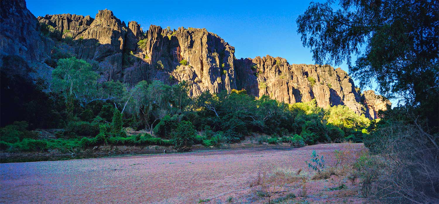 Sunrise at Windjana Gorge