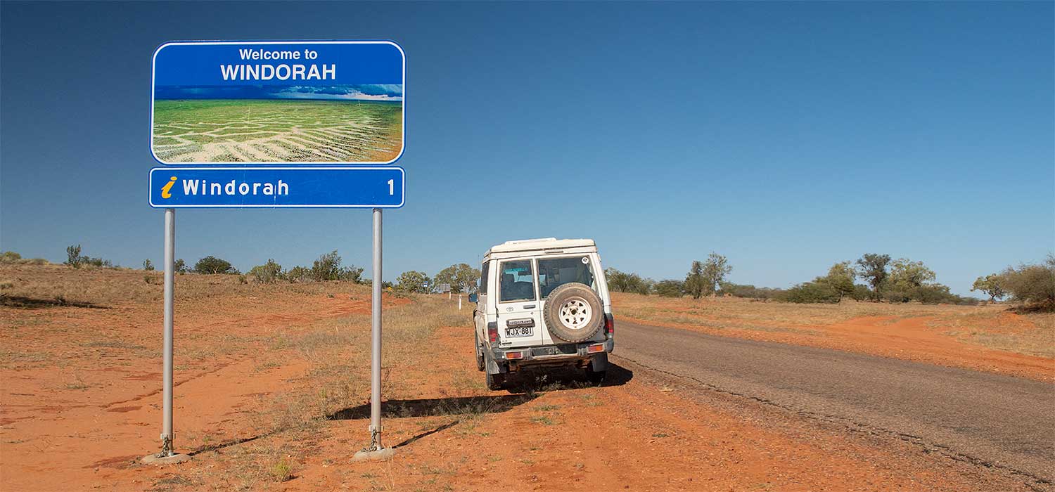 Entering Windorah