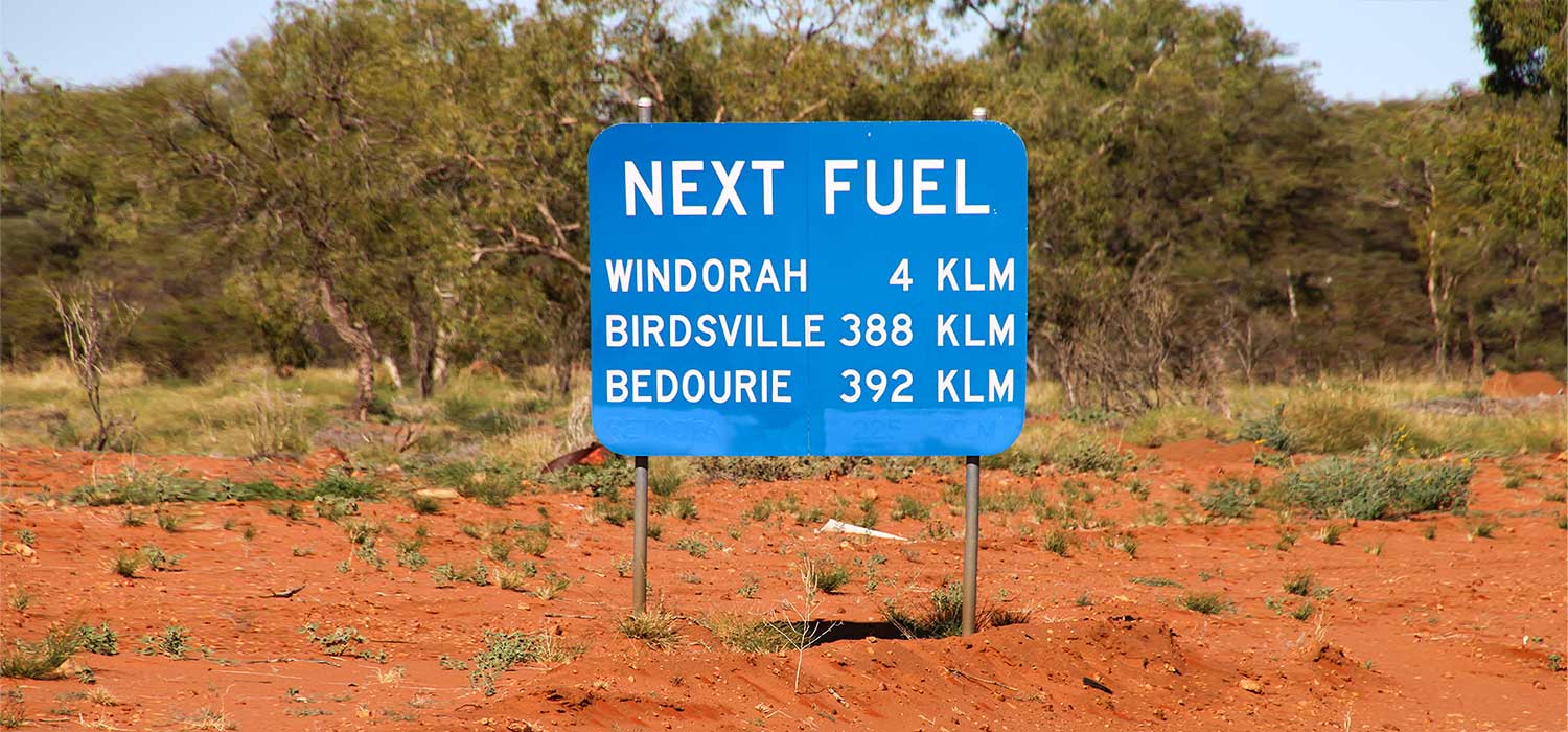  Fuel warning sign