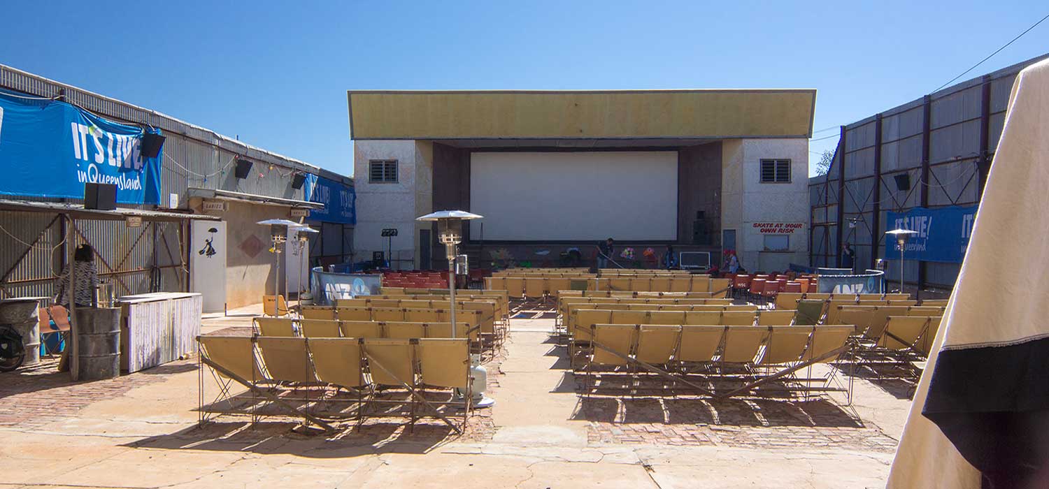 Open air picture house