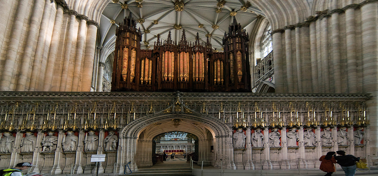 The Kings Screen, also known as the Quire Screen and the Great Organ